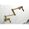 Kingston Brass KS4107DKL Wall Mount Pot Filler, Brushed Brass KS4107DKL - alternate 2